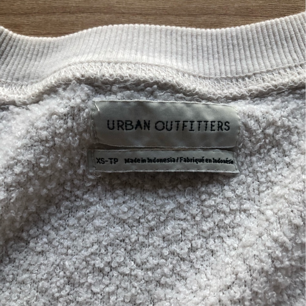 UO Lilith Teddy Longsleeve (Cream) - Picture 2 of 3